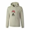 Sweat à Capuche SHIMANO Yama Olive Rouge