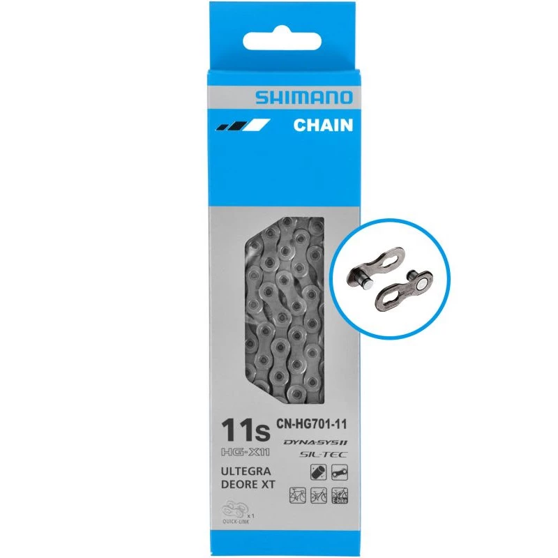 Shimano Chaine HG701 11V 116M 2 Shimano Chaine HG701 11V 116M – Image 2