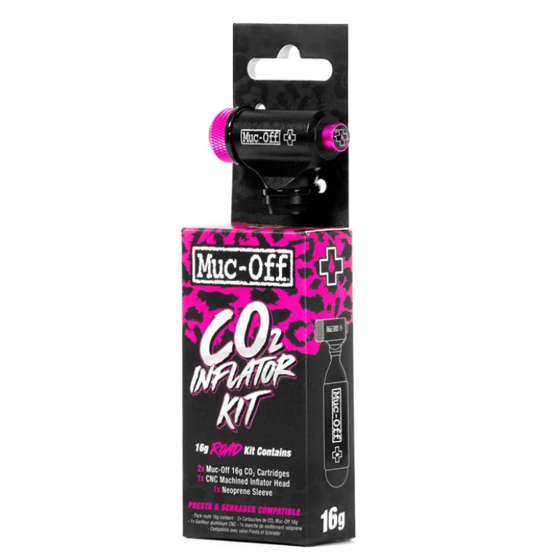 Muc-Off KIT GONFLAGE CO2 ROUTE 1 Muc-Off KIT GONFLAGE CO2 ROUTE
